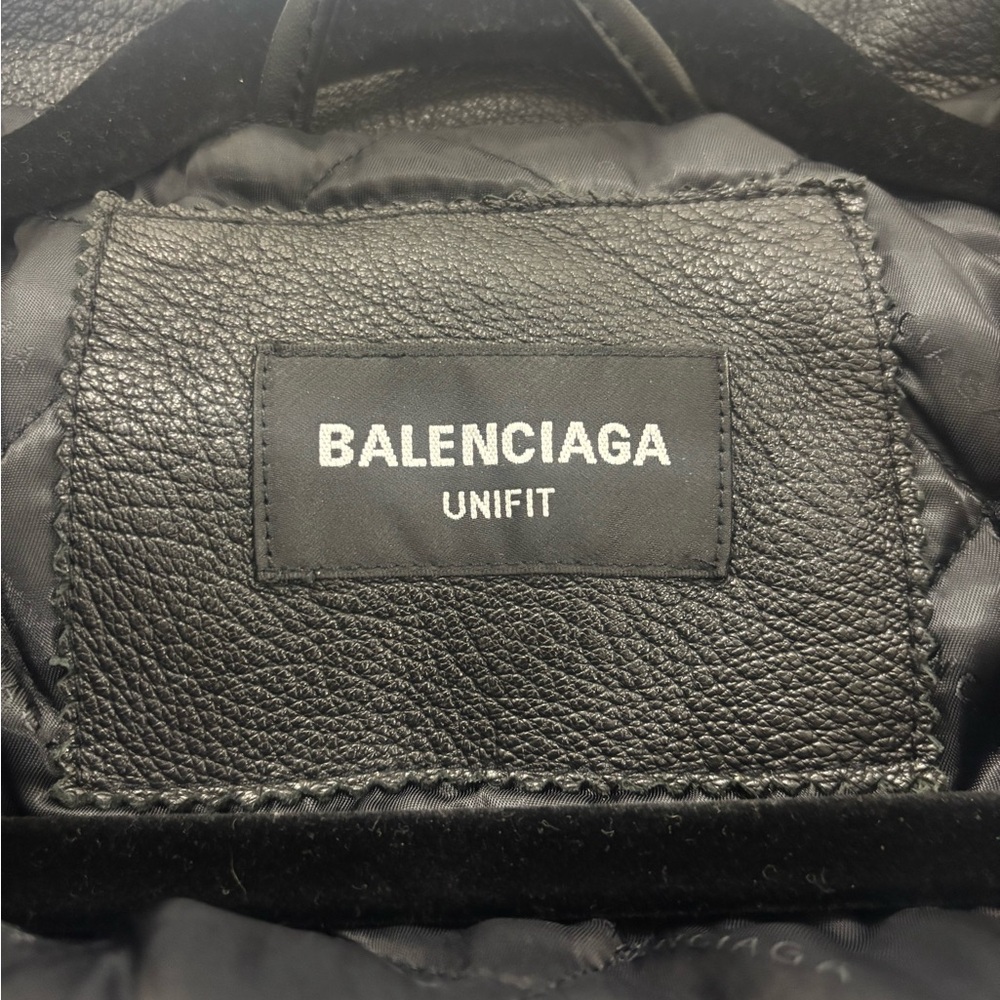 Balenciaga Black Shearling Jacket